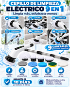 Cepillo Eléctrico Multiusos 9 en 1