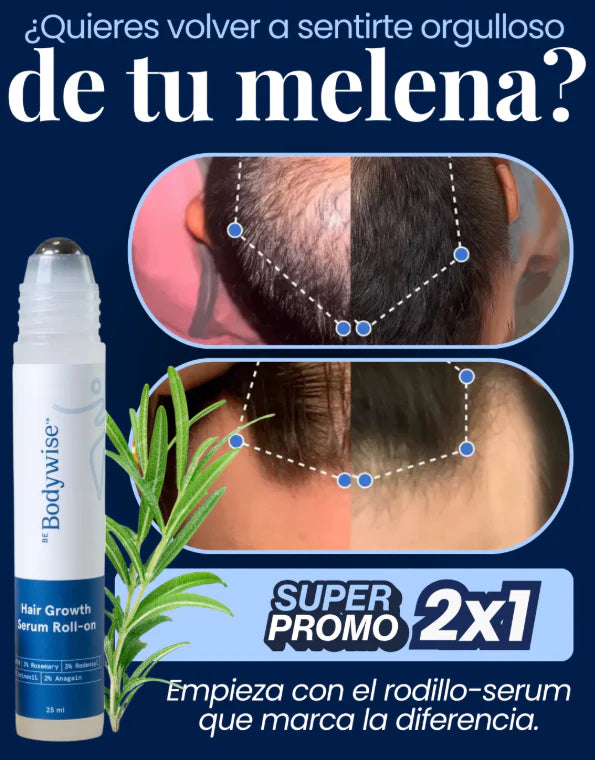 BodyWise Pro Growth – Sérum Capilar Anticaída y Crecimiento Intensivo