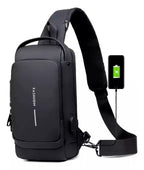 Combo Hombre Moderno: Bandolera Antirrobo + Barbeador Retro Buda