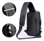 Combo Hombre Moderno: Bandolera Antirrobo + Barbeador Retro Buda