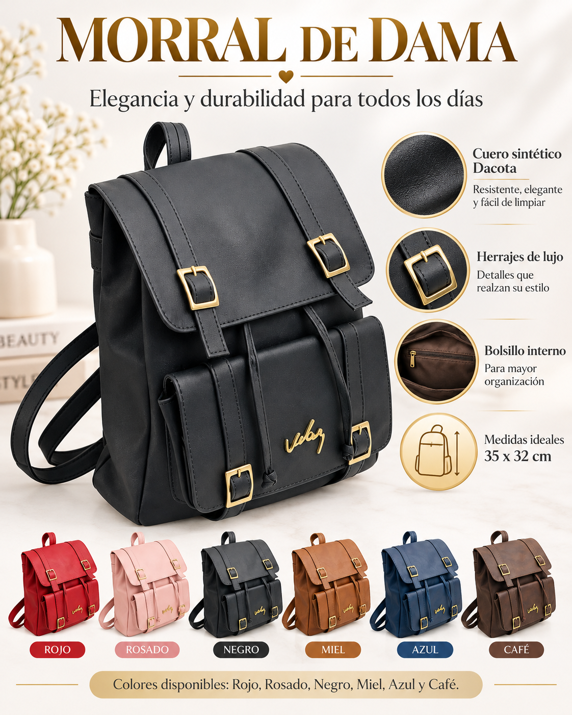 MORRAL DE DAMA - Elegancia y practicidad para todos los días