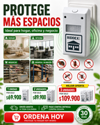 RIDDEX HOGAR SHIELD - Protección Electrónica Contra Plagas Sin Venenos