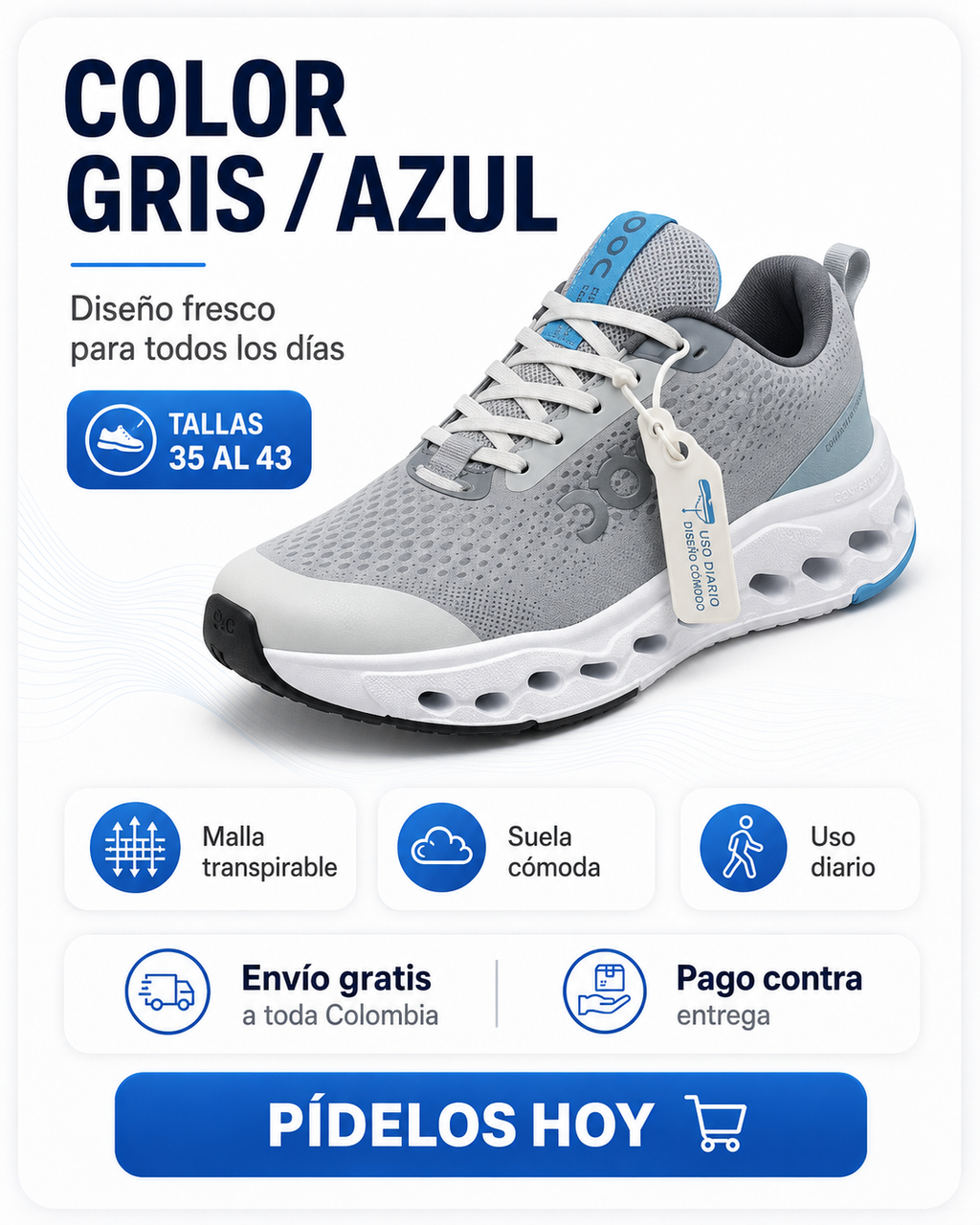Tenis AeroStep Pro – Comodidad y Estilo en Cada Paso