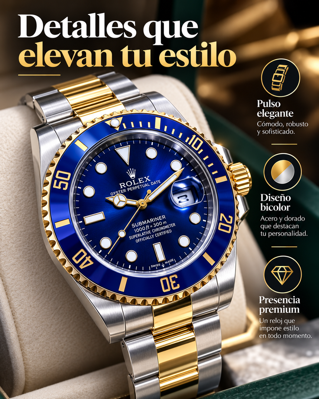 RELOJ PREMIUM - Elegancia que se nota