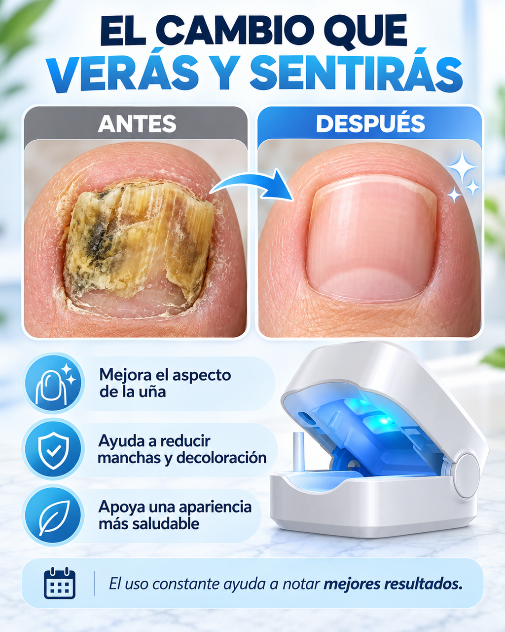 Lámpara Láser De Uñas - Elimina Hongos