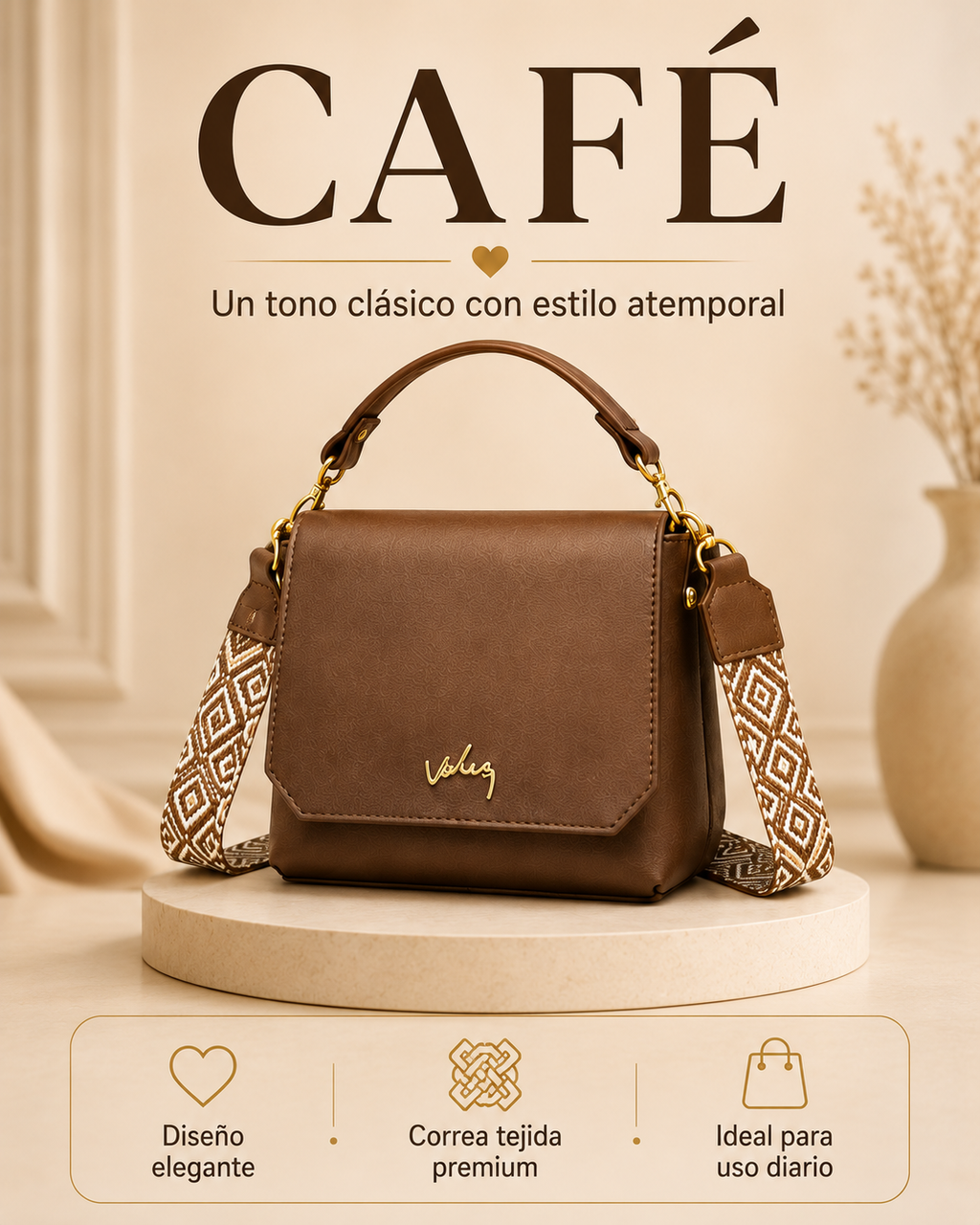 Carriel Dacota Dama - Elegancia y Practicidad