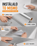 COCINANOVA - Papel Adhesivo de Aluminio - 5 Metros