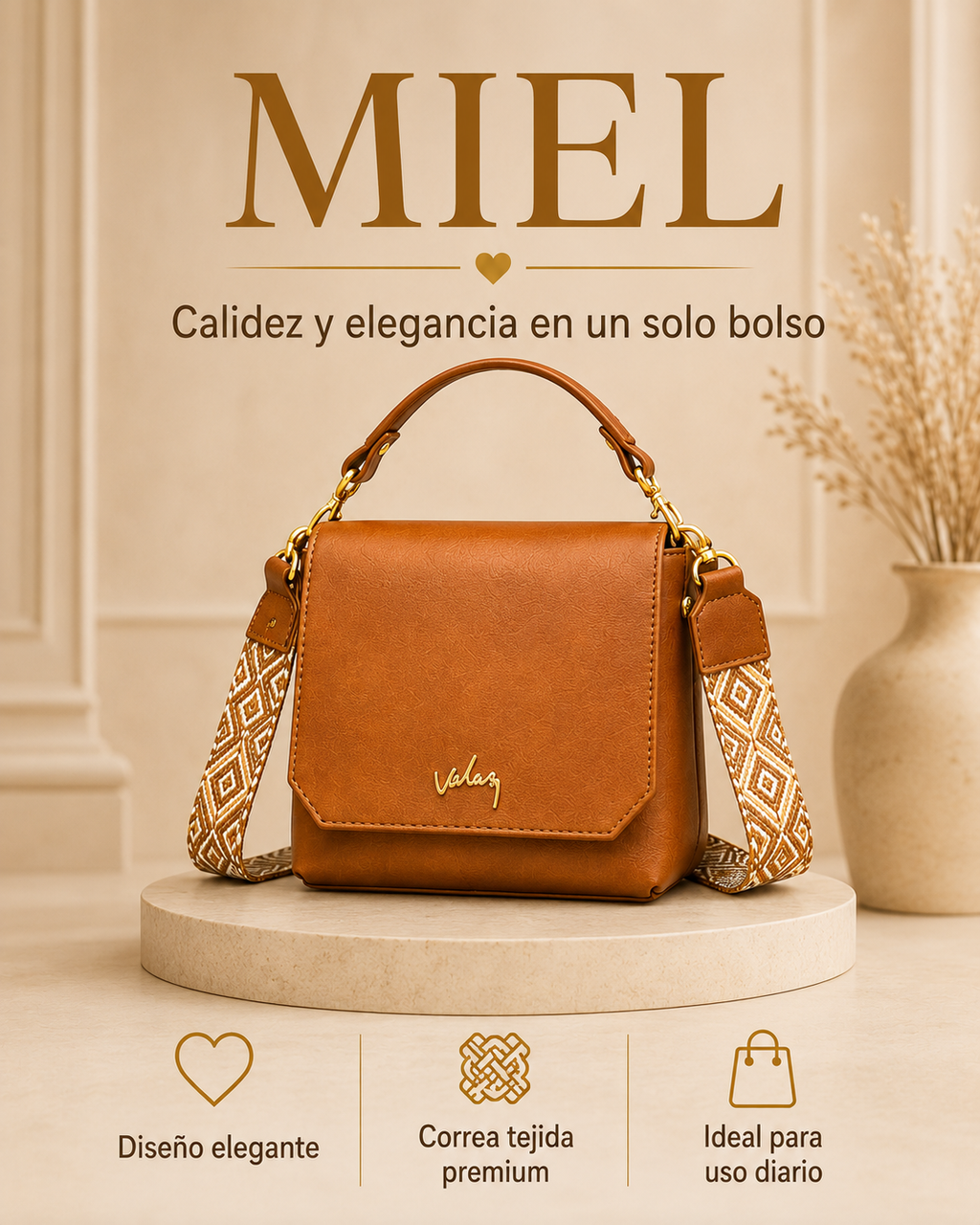 Carriel Dacota Dama - Elegancia y Practicidad