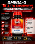 MegaRed® Omega-3 + Krill: Cuida tu corazón, mente y articulaciones