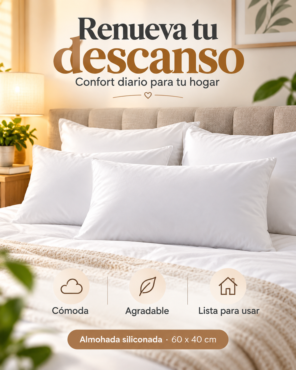 Almohada Siliconada Premium