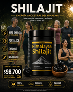 SHILAJIT - ¡Energía Ancestral Para Tu Día!