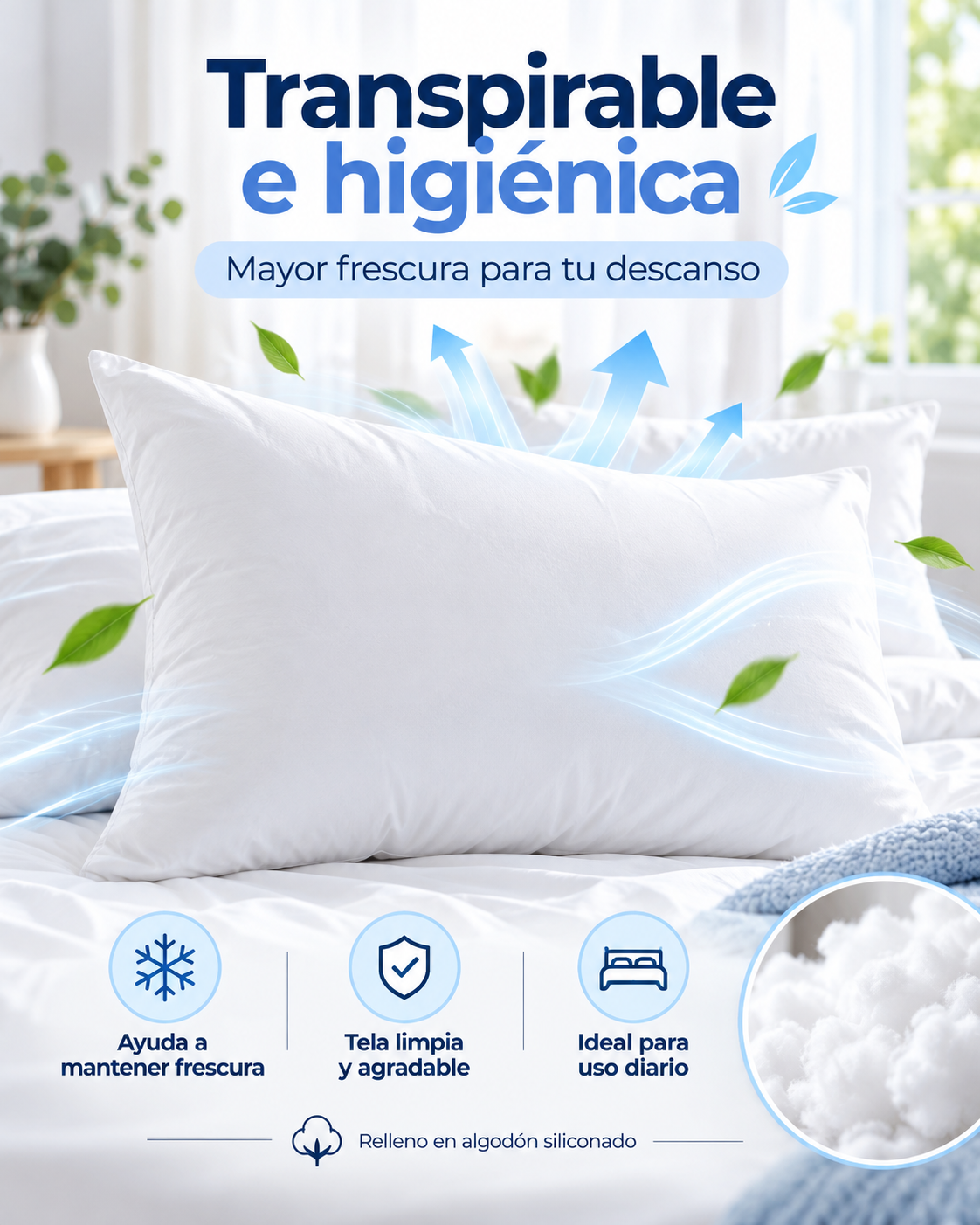Almohada Siliconada Premium