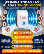 Repelente Ultrasónico de Insectos y Ratas - Pest Repeller