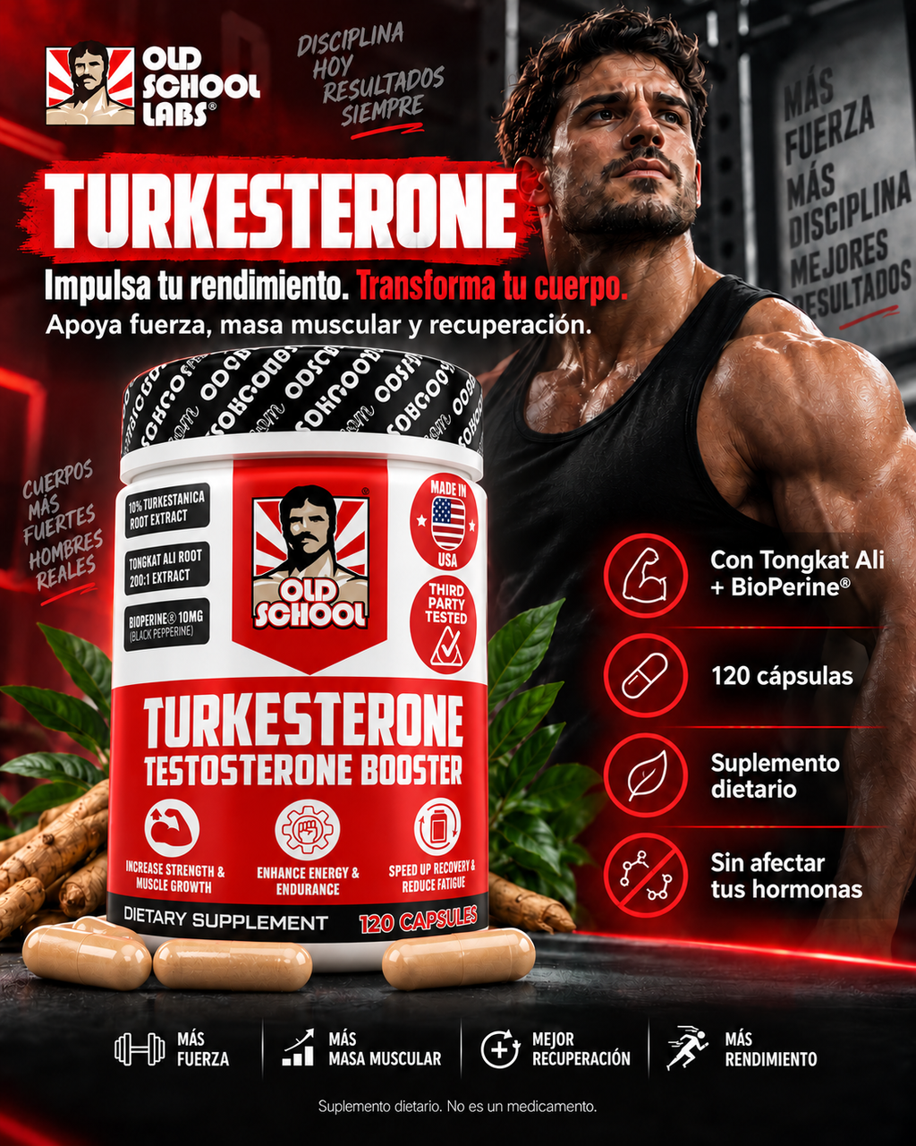 TURKESTERONE - Impulsa tu rendimiento y Transforma tu cuerpo
