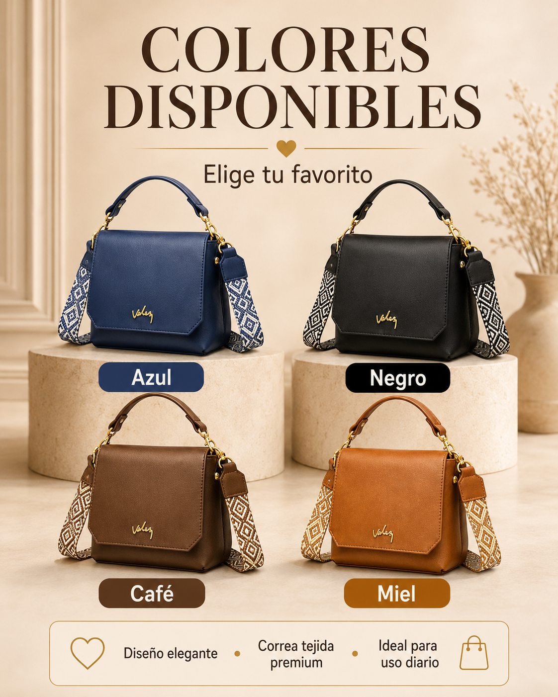 Carriel Dacota Dama - Elegancia y Practicidad