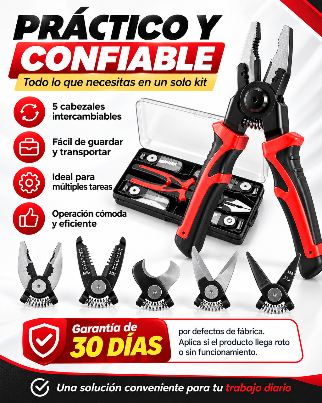 Alicate Multifuncional 5 En 1