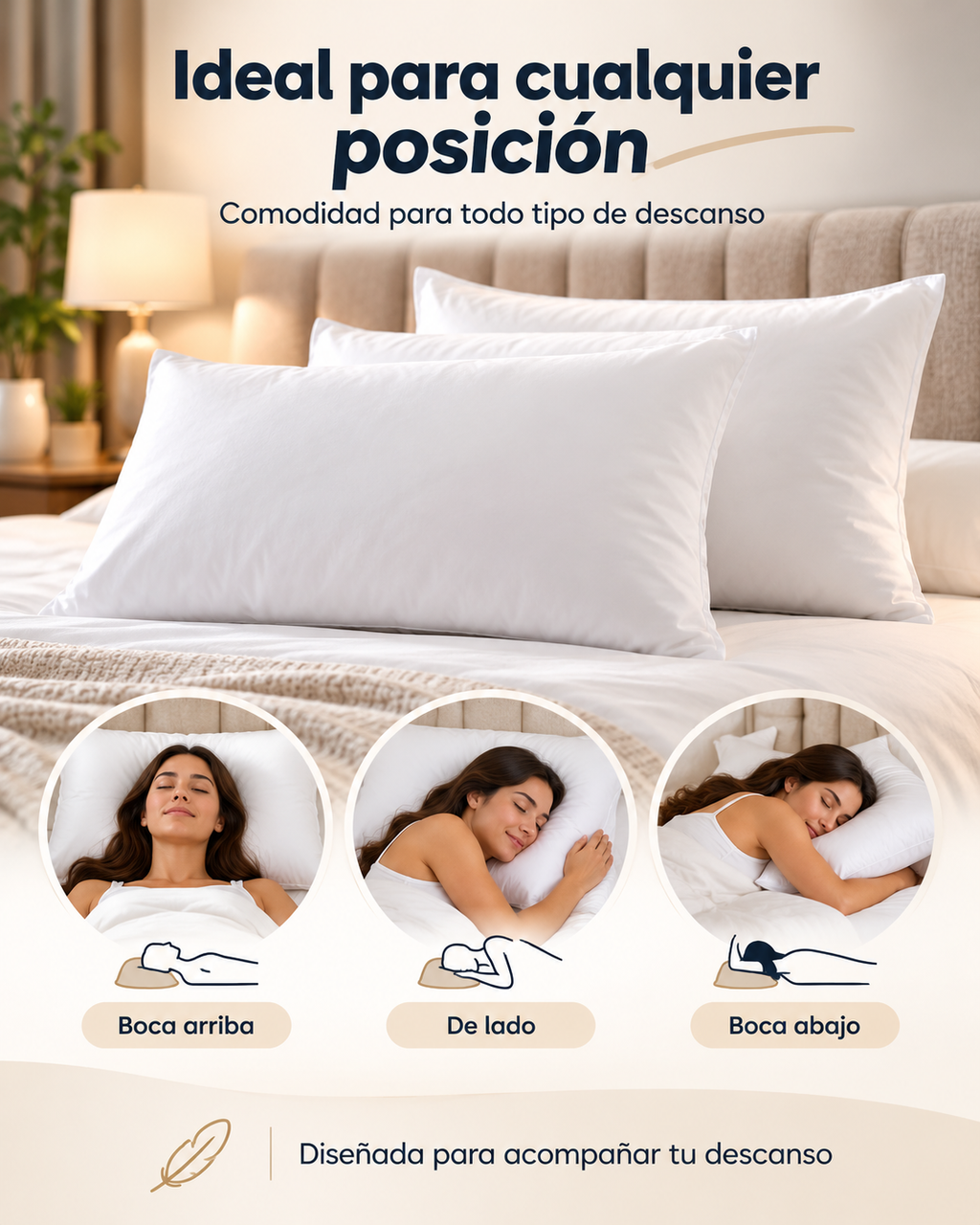 Almohada Siliconada Premium