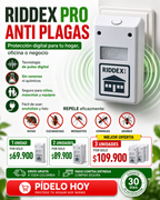 RIDDEX HOGAR SHIELD - Protección Electrónica Contra Plagas Sin Venenos