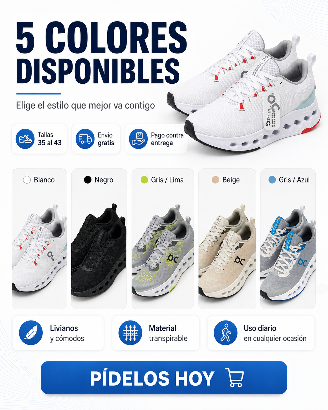 Tenis AeroStep Pro – Comodidad y Estilo en Cada Paso