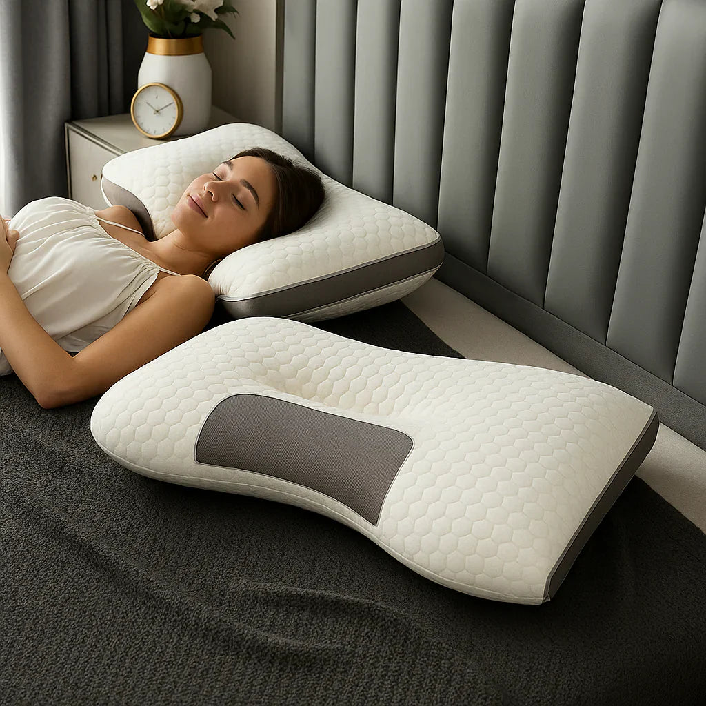 Almohada Ortopédica Cervical - Redescubre el placer de despertar sin dolores