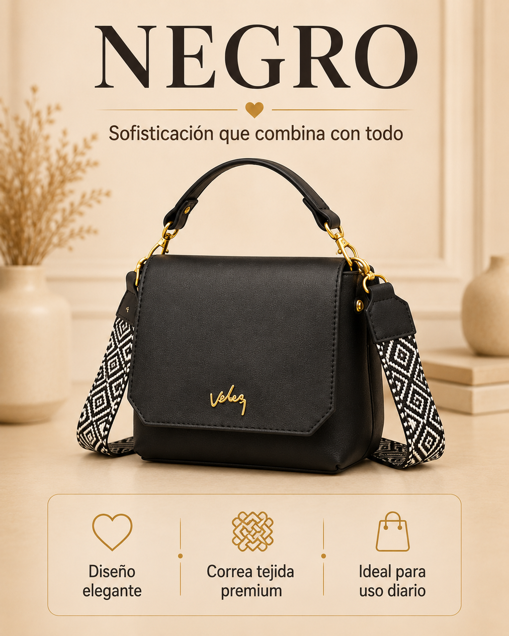 Carriel Dacota Dama - Elegancia y Practicidad