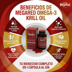 MegaRed® Omega-3 + Krill: Cuida tu corazón, mente y articulaciones